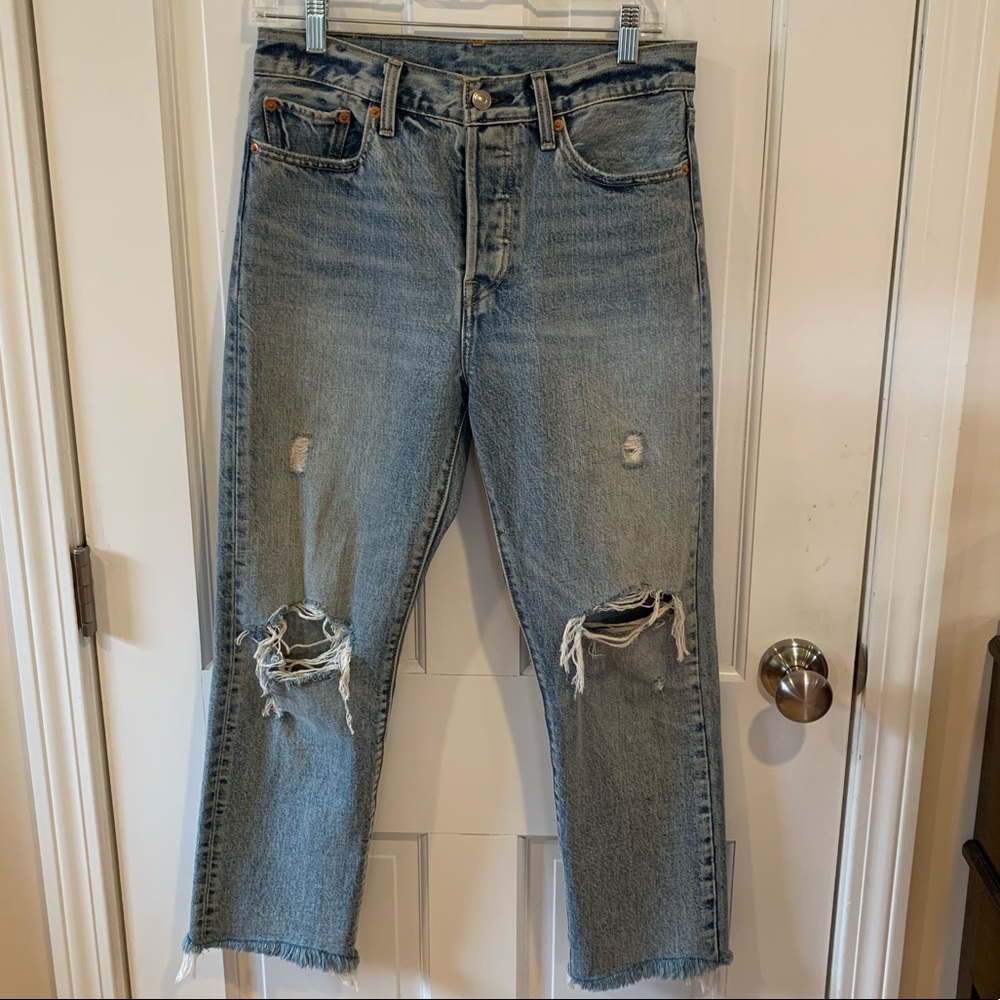 Levi’s ripped jeans